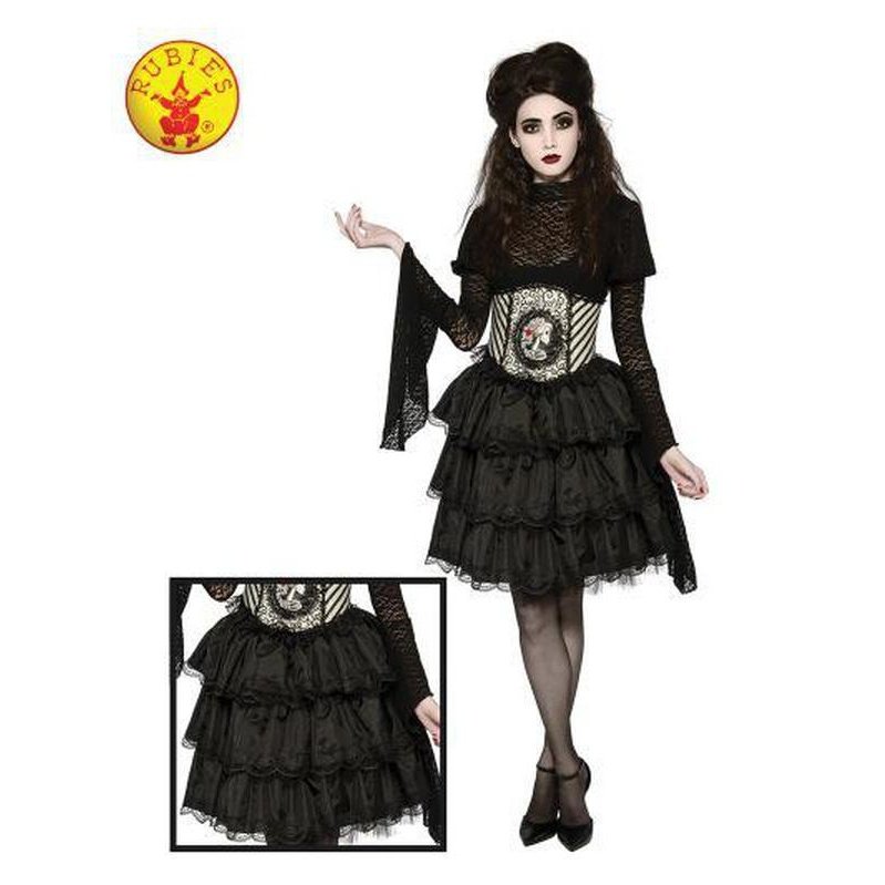 Black Ruffle Skirt, Adult - Jokers Costume Mega Store