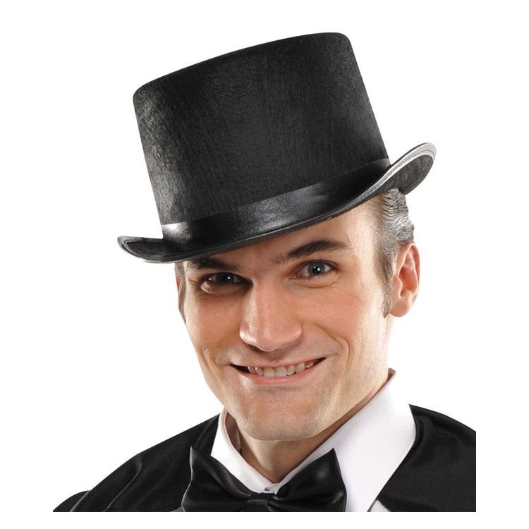 Black Top Hat (A) - Jokers Costume Mega Store