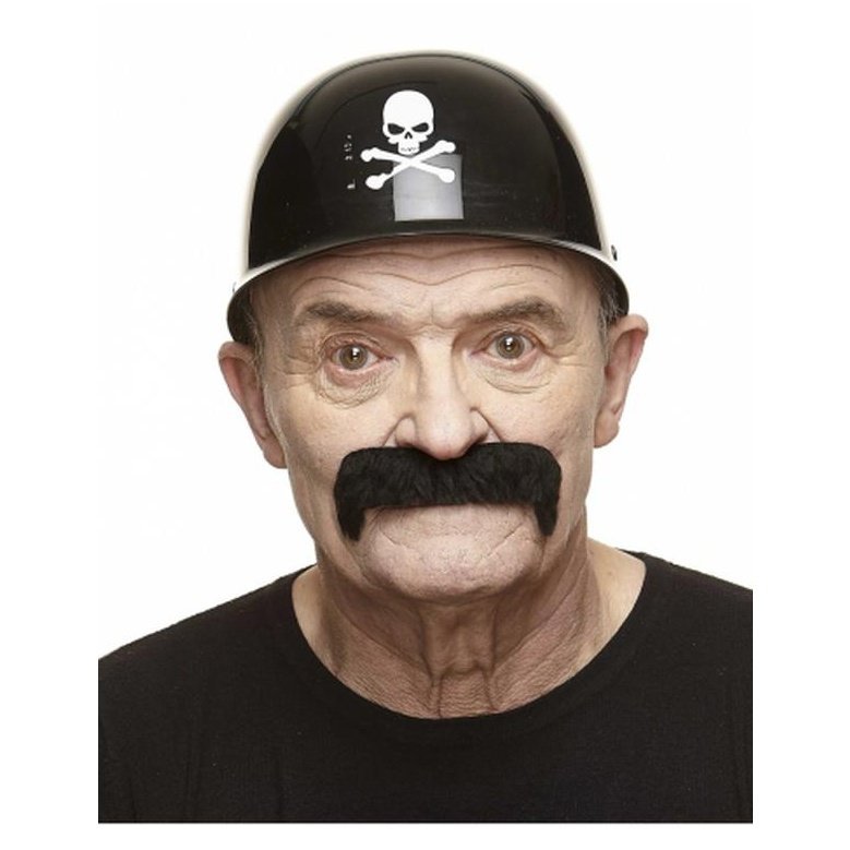 Black Wartime Moustache - Jokers Costume Mega Store
