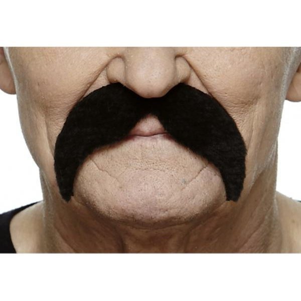 Black Wild West Moustache - Jokers Costume Mega Store