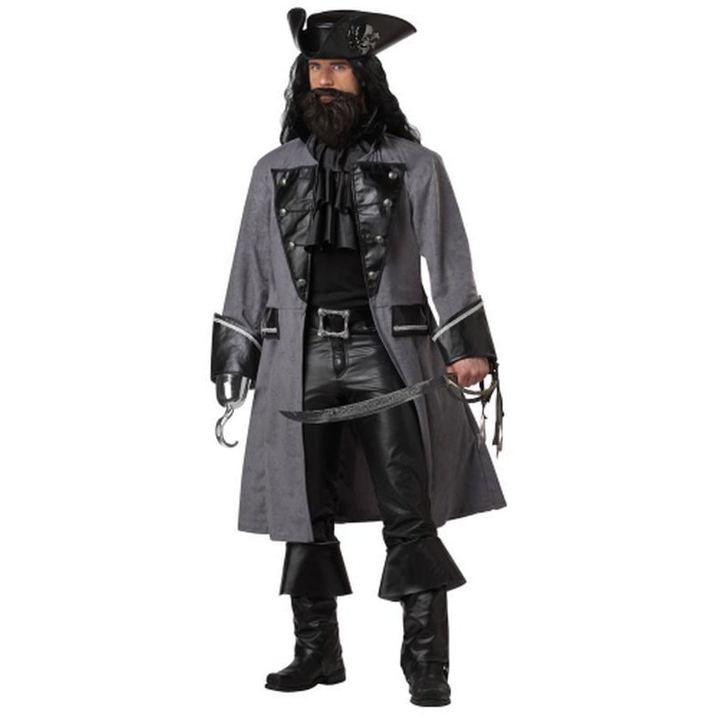 Blackbeard, The Pirate/Adult - Jokers Costume Mega Store