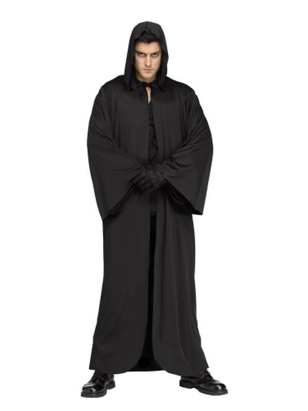 Black/Hooded Robe Adult - Jokers Costume Mega Store