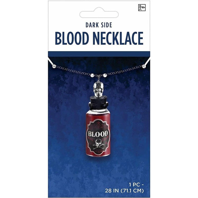 Blood Bottle Necklace - Jokers Costume Mega Store