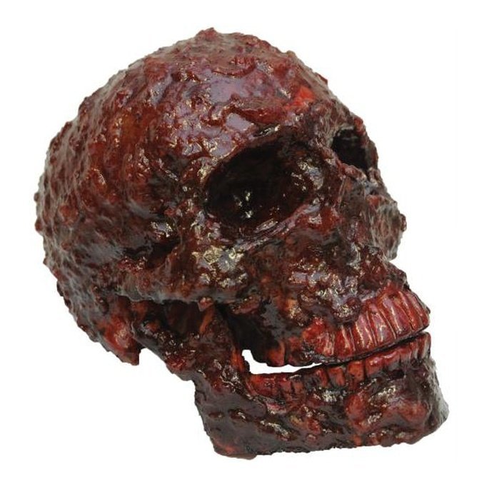 Blood Scab Resin Skull Prop - Jokers Costume Mega Store