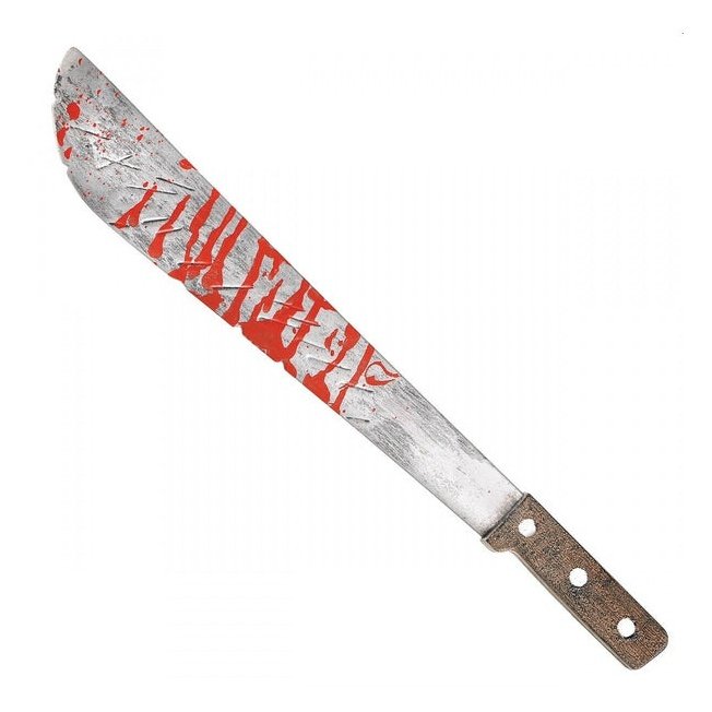 Bloody Machete Slasher Serial Killer Weapon - Jokers Costume Mega Store