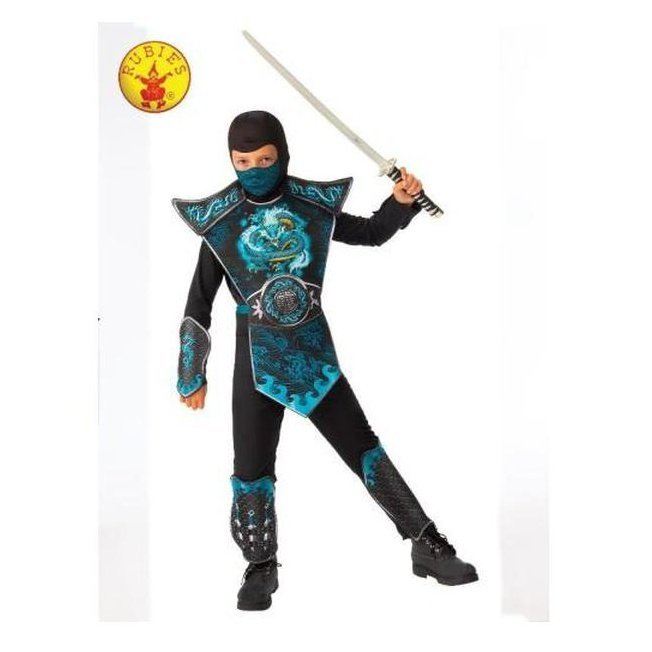 Blue Dragon Ninja Costume, Child - Jokers Costume Mega Store