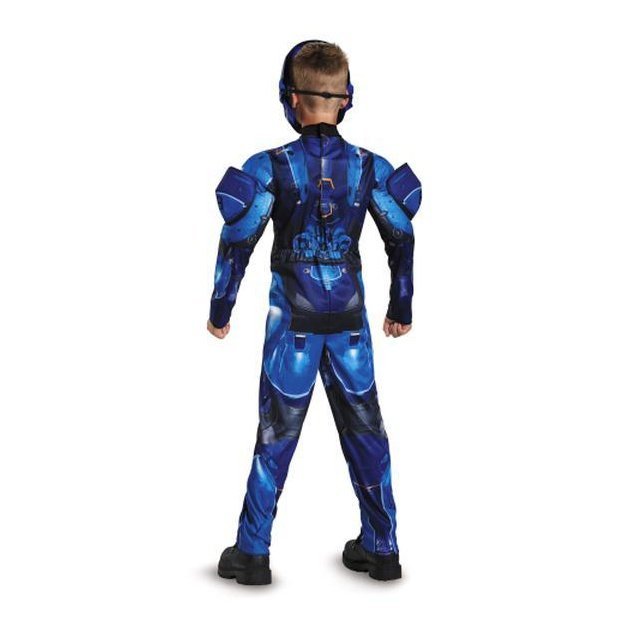 Blue Spartan Classic Muscle Costume - Jokers Costume Mega Store