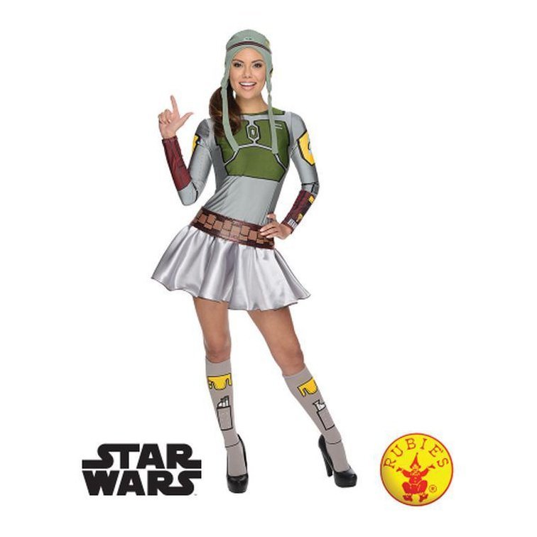 Boba Fett Female Costume Size S - Jokers Costume Mega Store
