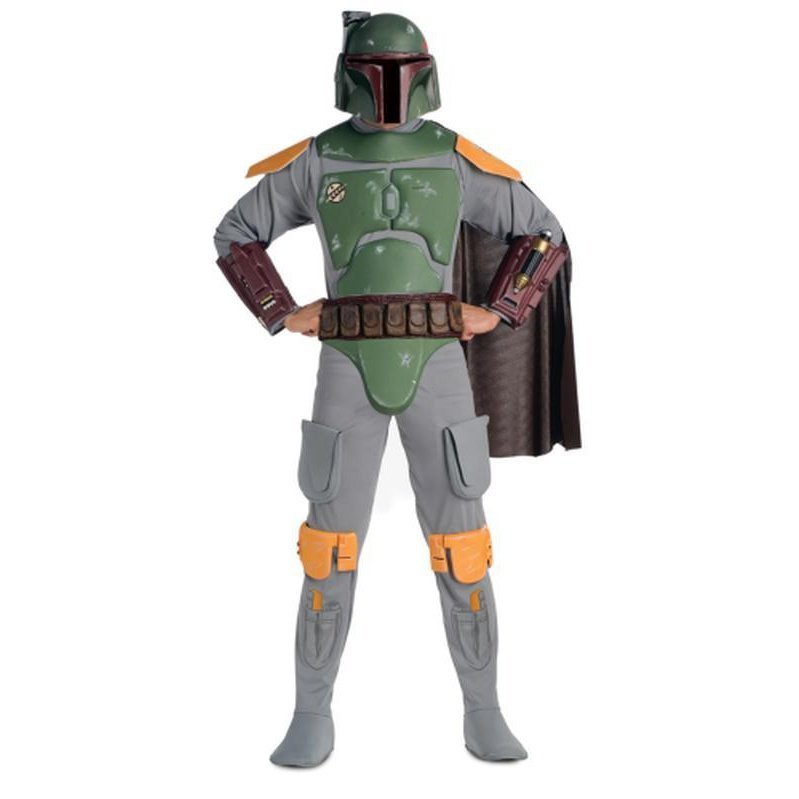 Boba Fett Star Wars Deluxe Adult Size Std - Jokers Costume Mega Store