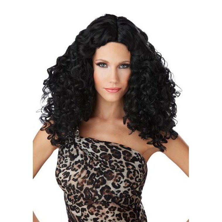 Bodacious Waves Wig Black - Jokers Costume Mega Store