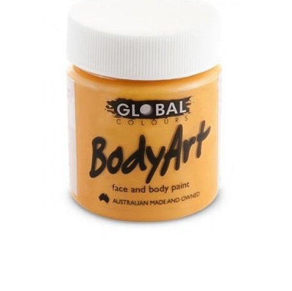 Body Art 45ml Jar Orange (I) - Jokers Costume Mega Store