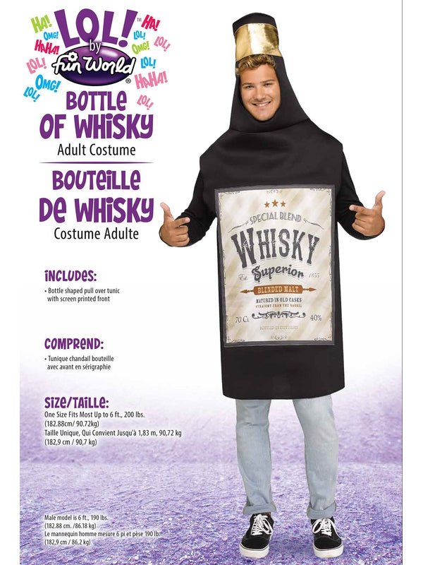Bottle Of Whisky (Fw) - Jokers Costume Mega Store