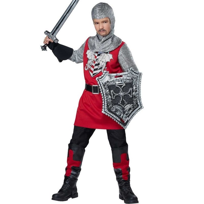 Brave Knight Boy's Medieval Costume - Jokers Costume Mega Store