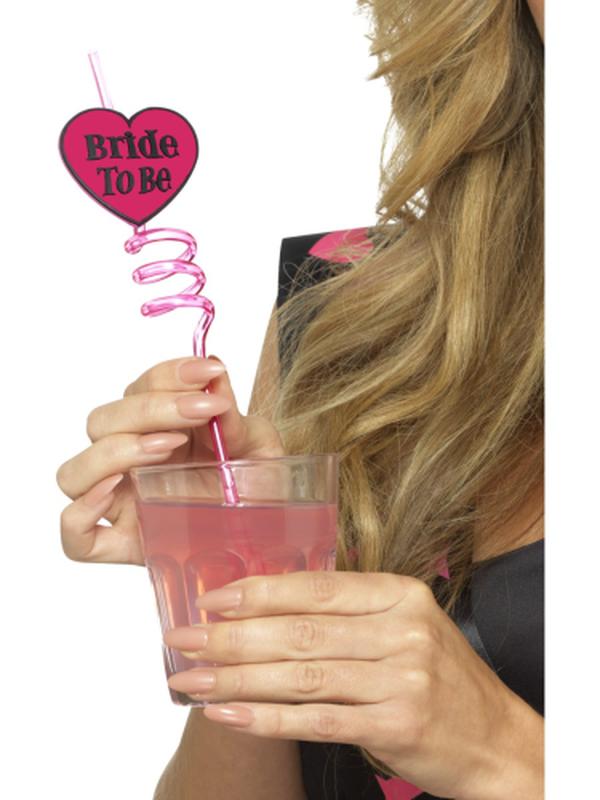 Bride To Be Drinking Straw - Jokers Costume Mega Store