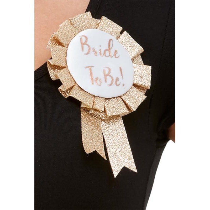 Bride To Be Rosette - Jokers Costume Mega Store