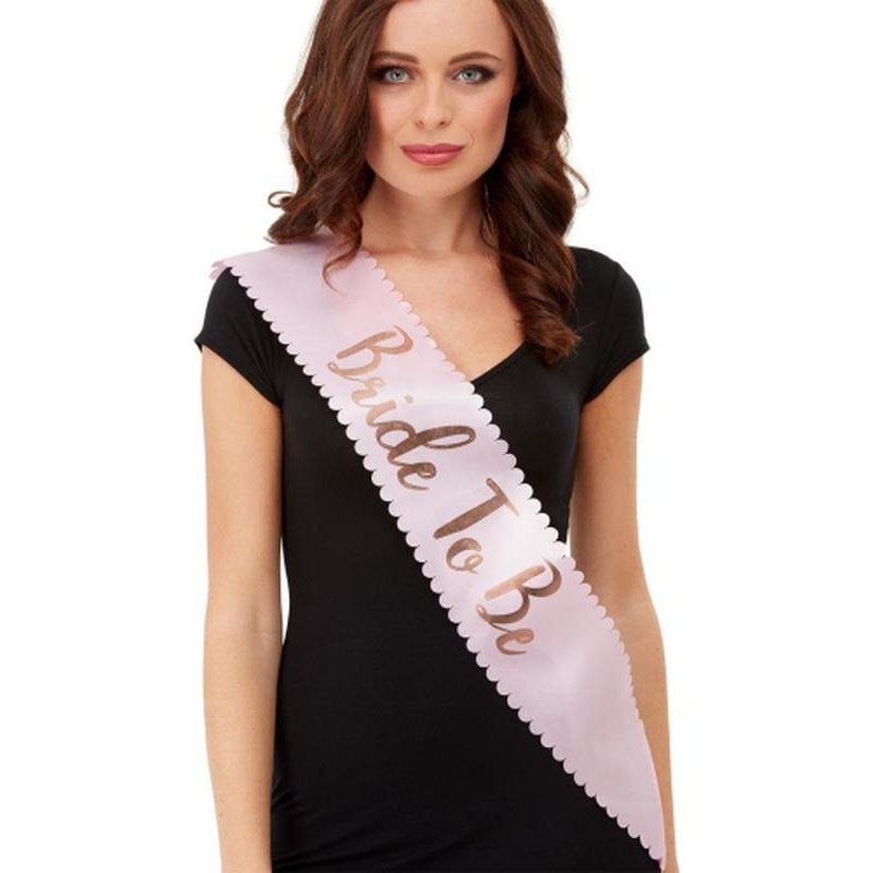 Bride To Be Sash, Pink - Jokers Costume Mega Store