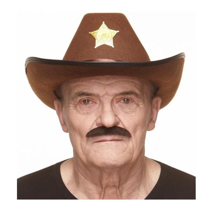 Brown English Moustache - Jokers Costume Mega Store