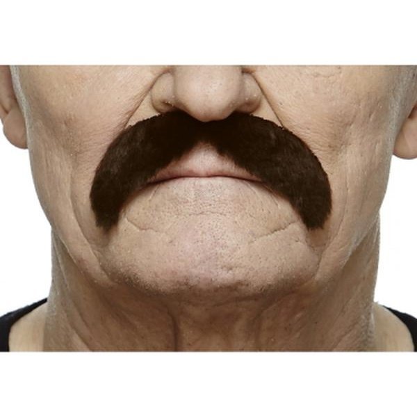Brown Mexican Moustache - Jokers Costume Mega Store