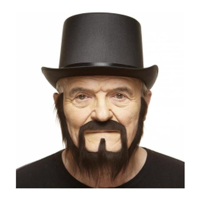 Brown Short Beard With Moustache And Side Burns - Jokers Costume Mega Store