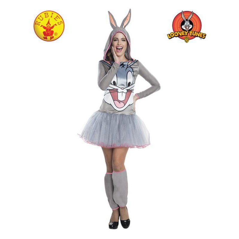Bugs Bunny Hooded Tutu Dress Size L - Jokers Costume Mega Store