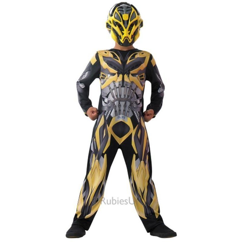 Bumblebee Transformer 4 Costume Child Size S - Jokers Costume Mega Store