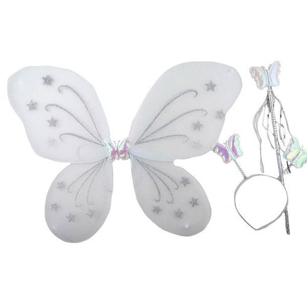 Butterfly Wings, Hairband & Wand - Jokers Costume Mega Store