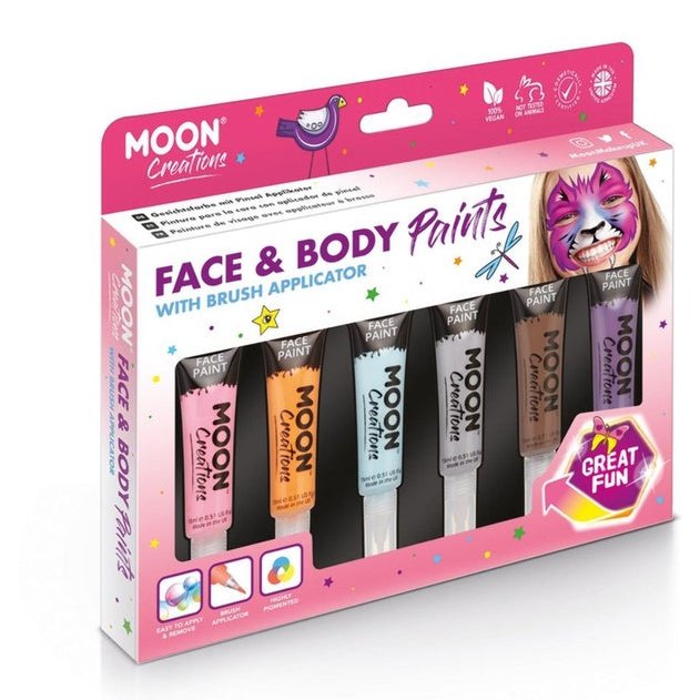 Moon Creations Face & Body Paints, Boxset Adventure-Make up and Special FX-Jokers Costume Mega Store