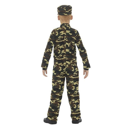 Camouflage Military Boy Costume - Jokers Costume Mega Store