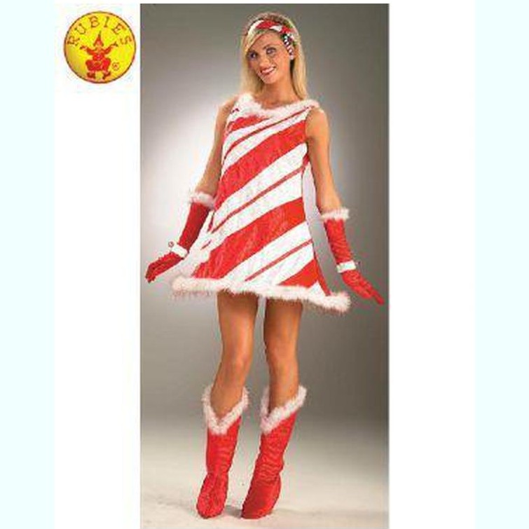 Candy Cane Costume Size Std - Jokers Costume Mega Store
