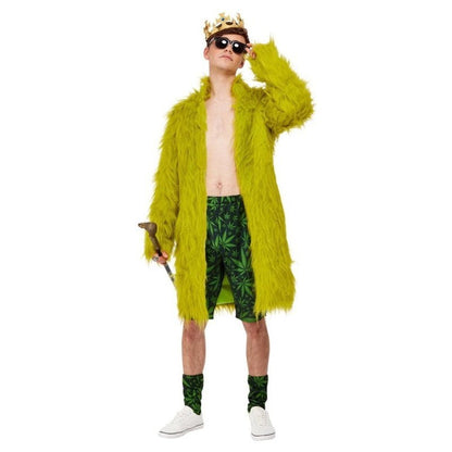 Cannabis King Costume, Green - Jokers Costume Mega Store