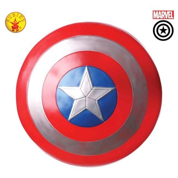 CAPTAIN AMERICA 24" SHIELD, ADULT-Weapons-Jokers Costume Mega Store