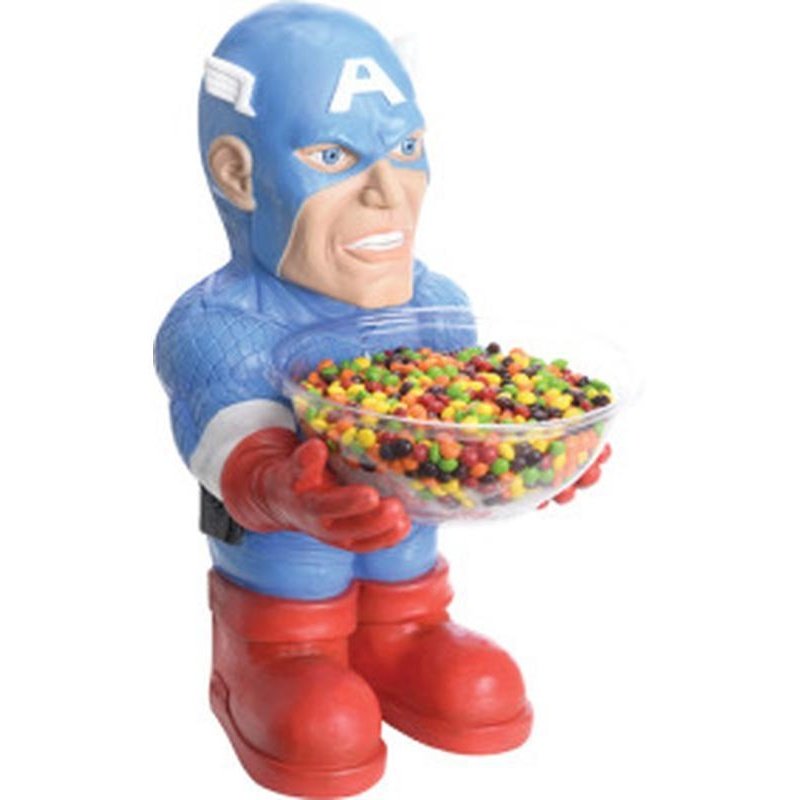 Captain America Candy Bowl Holder-Costume Accessories-Jokers Costume Mega Store