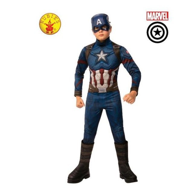 Captain America Deluxe Costume, Child. - Jokers Costume Mega Store