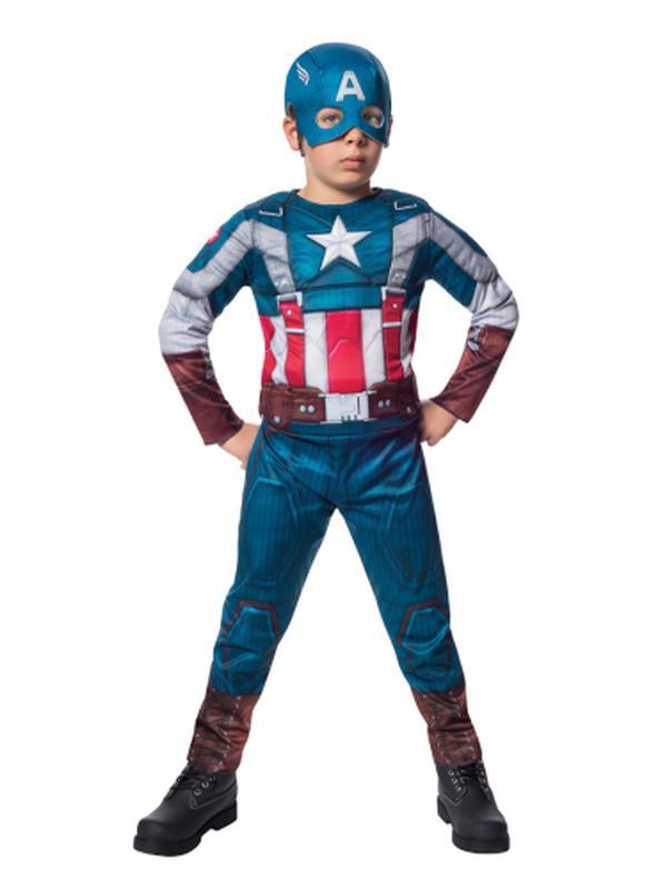Captain America Deluxe Retro Costume Size L - Jokers Costume Mega Store