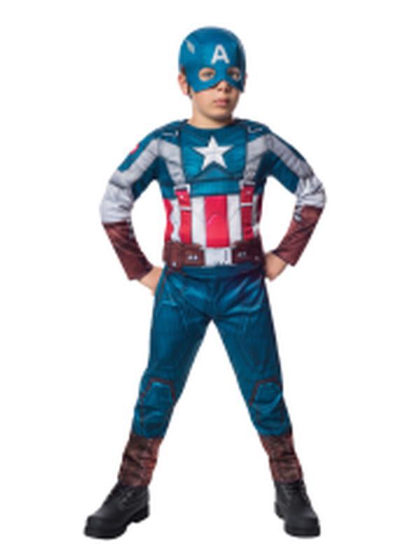 Captain America Deluxe Retro Costume Size M - Jokers Costume Mega Store