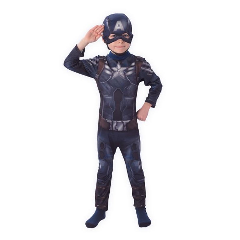 Captain America Winter Soldier Classic Size L - Jokers Costume Mega Store