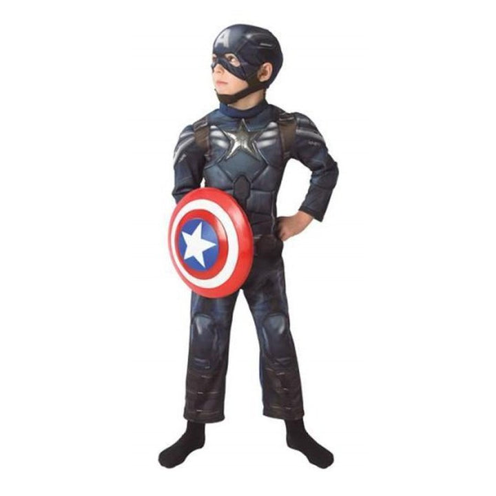 Captain America Winter Soldier Deluxe - Size L - Jokers Costume Mega Store
