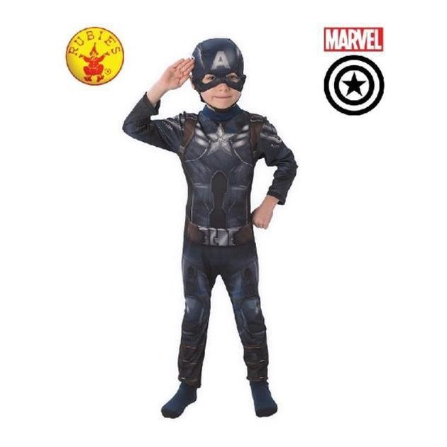Captain America Winter Soldier - Size 3-5 - Jokers Costume Mega Store