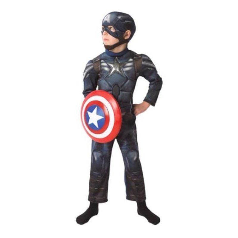 Captain America Ws Deluxe Costume Size L - Jokers Costume Mega Store