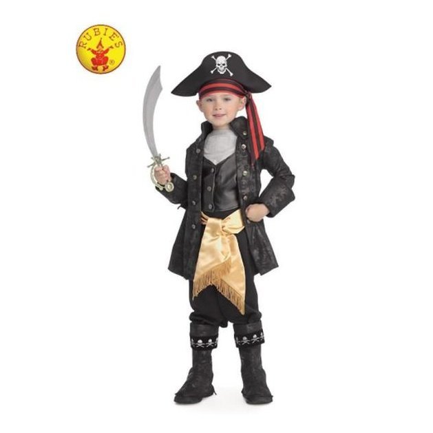 Captain Black Deluxe Costume, Child - Jokers Costume Mega Store