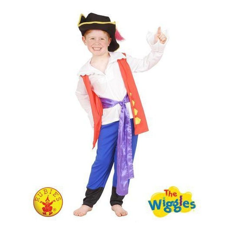 Captain Feathersword Premium Costume Size 2 4 - Jokers Costume Mega Store