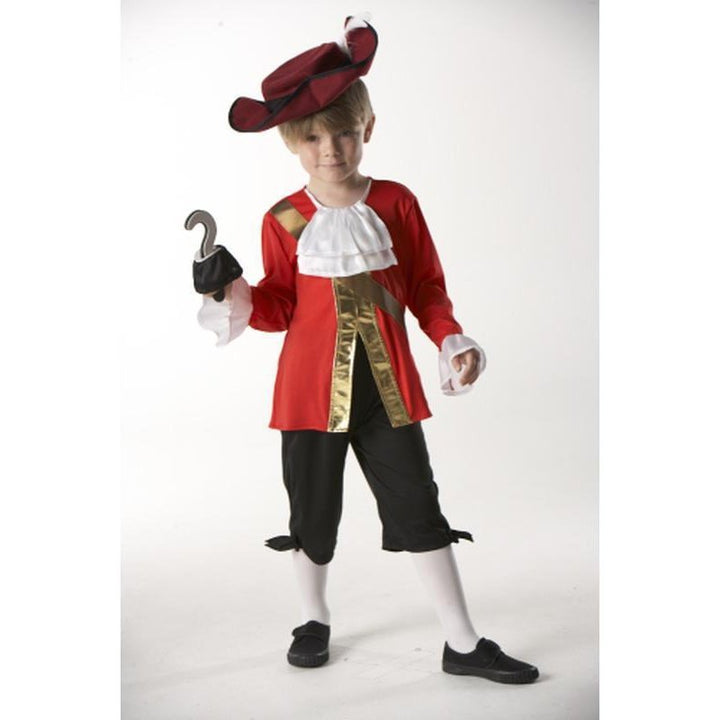 Captain Hook Child Costume Size 3 4 - Jokers Costume Mega Store