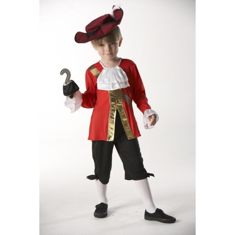 Captain Hook Child Costume Size 7 8 - Jokers Costume Mega Store