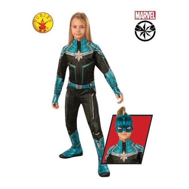 Captain Marvel Classic Kree Suit, Child - Jokers Costume Mega Store