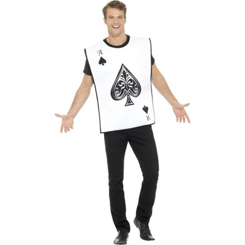 Carded Guard Costume, White - Jokers Costume Mega Store