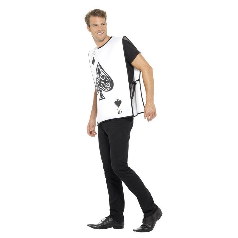 Carded Guard Costume, White - Jokers Costume Mega Store