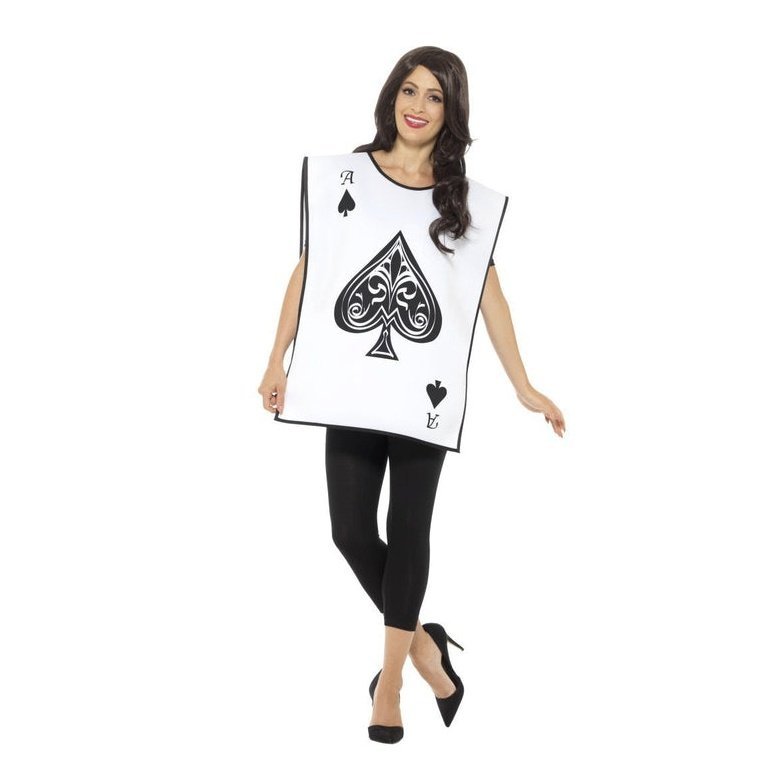 Carded Guard Costume, White - Jokers Costume Mega Store