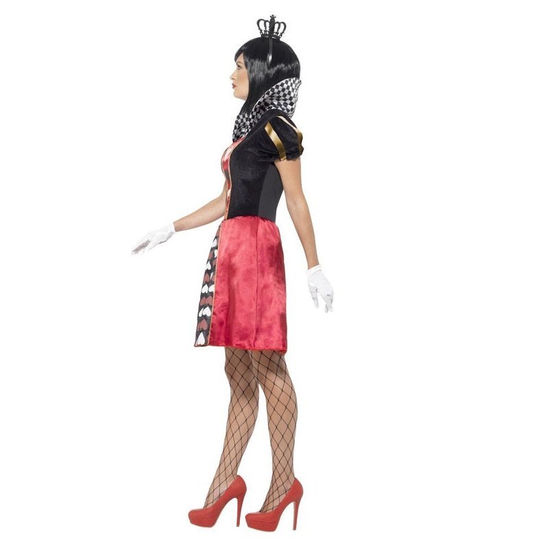 Carded Queen Costume, Red - Jokers Costume Mega Store