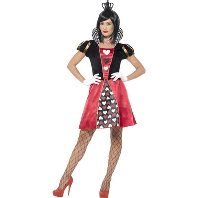 Carded Queen Costume, Red - Jokers Costume Mega Store