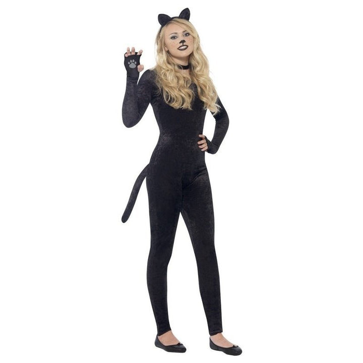 Cat Costume, Jumpsuit, Teens - Jokers Costume Mega Store